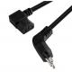 C13 Brazil AC Power Cords Right Angle 90 Degree Power Plug Cable