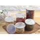 Transparent Plastic Jar Containers For Food Canning 280Ml 500Ml 650Ml