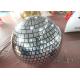 1M 2M Colorful Christmas Ball Disco Reflective Inflatable Silver Mirror Ball For Party / Club Decoration