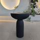 GRC Concrete Table Sets Modern Cement Dining Table Set Customized