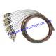 0.9mm LSZH Jacket 1.5M Multimode Pigtail LC Connector For CATV and WAN