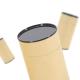 Recyclable Paper Composite Cans Satin Fabric Lining Multifeature