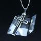 Fashion Top Trendy Stainless Steel Cross Necklace Pendant LPC354