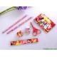 Promotional Cheap School Stationery Set for Kids with PVC Bag,personalized stationery set