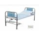 Multi Places Use Manual Hospital Bed , Manual Adjustable Bed With One Crank SS Frame