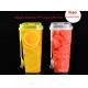 700ml 860ml 1000ml Plastic Milk Tea Cup Injection Disposable Square Cups With
