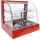 220V 60Hz Food Warmer Display Cabinet tempered glass