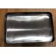                  Rk Bakeware China-Deep Drawn 304 316 Stainless Steel Flat Rectangular Tray for Kitchen, Lab, Dental Pan             