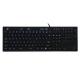 IP68 washable antibacterial medical grade keyboard with touchpad, backlight all-in-one