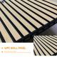 Factory Direct Sales Solid Wood Panel Interior Decoration Materials Wooden Acoustic Panel