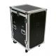 14U Aluminum Plywood DJ Mixer Rack Flight Case With Wheels