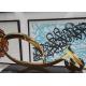 Arabic Calligraphy Modern Stainless Steel Sculpture Interior Decoration Use