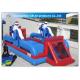 12m Inflatable Sports Games Inflatable Football Pitch Soccer Field With Air Mat