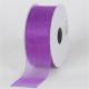 Customized Sheer Organza Ribbon 3 - 75MM Width Grade 4 Color Fastness