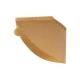 Brown Paper Disposable Coffee Filter For Home Kitchen Cafes 110x156 mm