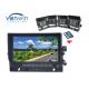 9 Inch All In One DVR car tft monitor , car tft lcd monitor with 4ch cameras recording