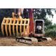 iso9001 Mn Q355 Excavator Root Rake For Farm Job