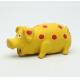 Non toxic pet toy eco-friendly Squeaky Pig Latex Toy with PP Cotton Stuffing