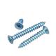 OEM Customized Carbon Steel Blue Zinc Plated Countersunk Head Self-Tapping Screws