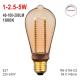 ST64 Bulb, LED Deco Light, E27 Bulb, Fashionable Glass Bulb, LED Candle, Dimmable Bulb