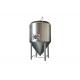 1000L Temp Controlled Conical Fermenter SS304 Cooling Jackets / Top Manhole