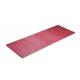 Red PU Yoga Mat Square Shape Non Slippery Surface For Outdoor Picnics