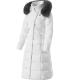 Women'S Hooded Down Jacket Long Puffer Coat With Removable Faux Windproof