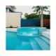 High Light Transmission Villa Pool Modern Design Outdoor Swimming Pool Diaphaneity 93%