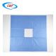 Breathable SMS Utility Disposable Surgical Drape Cloth For Hospital Procedure Customized