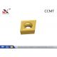 Gold Color CCMT06 Universal Carbide Turning Inserts For Steel And Stainless Steel