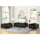 New Style Luxury 3+2+1 black velvet tufted sectional sofa indoor furniture Corner sofa set modern living room sofas