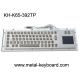 USB Port Industrial Metallic dust proof Panel Mount Keyboard with Touchpad