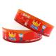 Colorful Tyvek Event Wristbands With Full Color Printing Waterproof Sweat Resistant admission Wrist Bands
