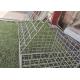 50 X 50mm Hole Size Welded Gabion Mesh Galfan Coated For Retaining Wall