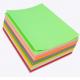 Fluorescent Green Paper Adhesive Fluorescent Green Paper WGA433 Inkjet Printing