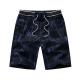 Summer Checked Five - Cent Pants Washed Cotton Shorts For Men