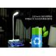 ABS Modern LED Table Lamps Long Service Life Dim Lighting Flexible Metal Hose Twistable