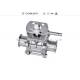 3-pcs Non-retention ball valve,Directly ball valve SS304/316L BPE Standard for food