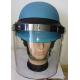UN blue Stell  Mich 2000   bullet proof helmet  with visor for Military Police