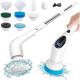 9In Electric Cleaning Brush Spin Scrubber for Bathroom Tub Tile Floor Kitchen