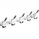 Wall Mount SS304 Stainless Steel Coat Rack With Polished Brushed Finish Waterproof