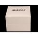 White Velvet Pillow Watch Presentation Case , Elegant Style Watch Jewelry Box