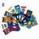Hot selling colorfast japan cartoon design breathable cotton hosiery for boys