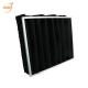 70% Black Carbon Activated Bag Air Filters For HVAC System