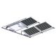 Anodized Aluminum Flat Roof Solar Panel Ballast Mounting Systems/Solar Rooftop