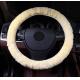 Steeringwheel faux fur Steering Wheel Cover Genuine Leather Cover NEW