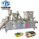 Plastic Tray Filling And Sealing Machine For Seafood Container Dishes Tray