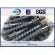 Customized 35# 45# Railroad Screw Spike For Railway Fastening System Construction