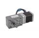 Customized D Shaft 35HS42 NEMA 14 35mm Hybrid Stepper Motor With Worm Gearbox