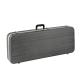 Gray Electric Guitar Case Hard Shell ABS Foam Lightweight